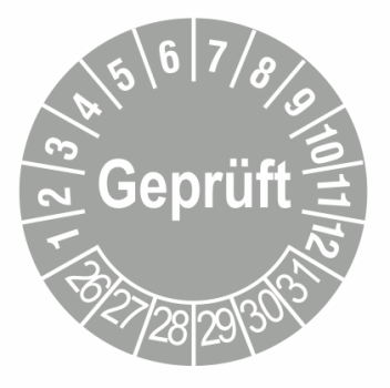 Prüfplaketten PL-815